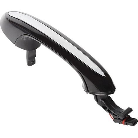 1 color: Black + Silver Plating Material: Plastic Left Front Outer Door Handle Smart Inductive Outer Door Handle (1/5)