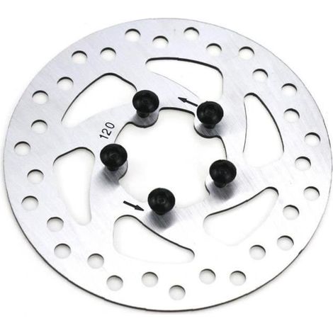 1 Disque de frein,alliage d'aluminium,11cm,5 trous,roue arrière,Xiaomi M365 Pro (1/4)