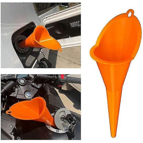 Pipette compte-gouttes en plastique de type entonnoir à 9 cols compatible avec les machines de ravitaillement de voitures et de motos, y compris Sportster 8831200, Touring, DynaV, Rod Softail FXSB et (1/5)