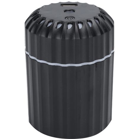 Mini humidificateur portable 200 ml, grande capacité, alimentation USB, silencieux, pour la maison et le bureau, noir (1/5)