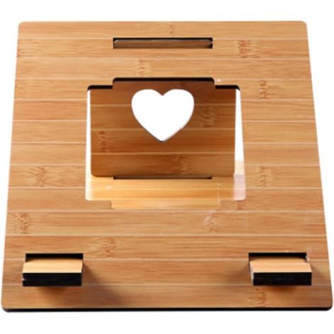 Étagère pour Ordinateur Portable Bois avec Rangement Pratique et Conception légère, Support Ergonomique pour Bureau et Chambre (1/5)