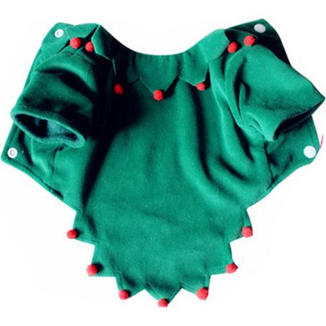 Costume De Noel Pour Chien - Combinaison Avec Capuche Et Bonnet - Ensemble Complet Avec Couvre-Pattes - Taille S À XL (1/5)