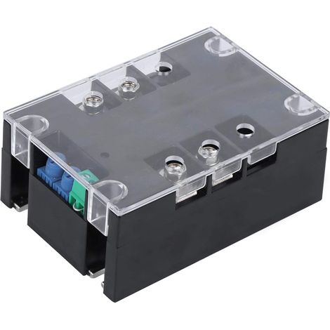 Contrôleur Démarrage Progressif Optical Module SSR-40WA 1.5KW Moteur Accessoire Contrôle Industriel Fond Aluminium Triphasé Monophasé/2 Phases Fréquence 50-60HZ Accessoires Carte Pratique (1/5)