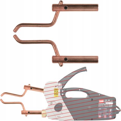 Arme für modulare Telwin-Schweißmaschine, Elektroden XA4 120 mm 803155 (1/5)