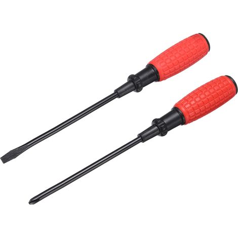 2pcs PH2+SL6 Jeu De Tournevis Longueur 12.2" Acier 45 Magnétique (1/5)