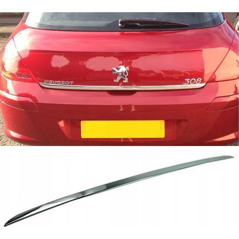 Peugeot 308 HB - embellecedor cromado en el portón trasero (1/5)