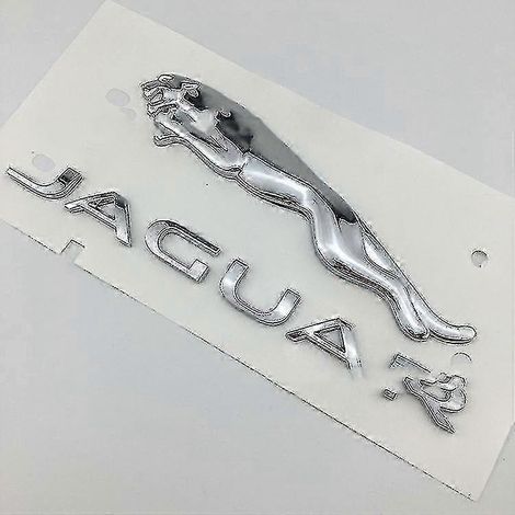 Insigne de coffre avec logo léopard noir pour Jaguar XJ, XJL, XE, XF, F-Pace et F-Type.