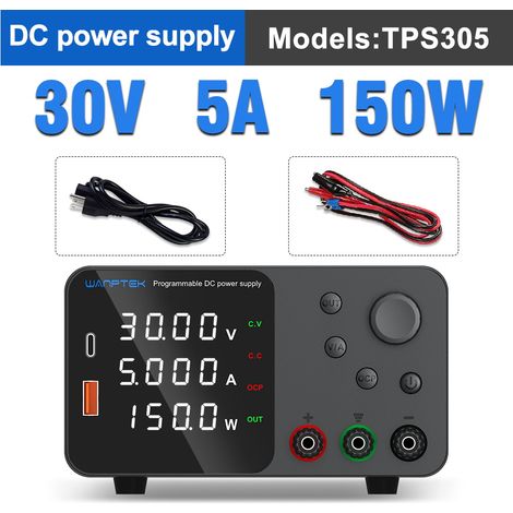 Labortisch-Netzteil 300 W Labor-Schaltnetzteil einstellbare digitale Quelle 30 V 10 A Spannungsstabilisator 60 V 5 A (1/5)