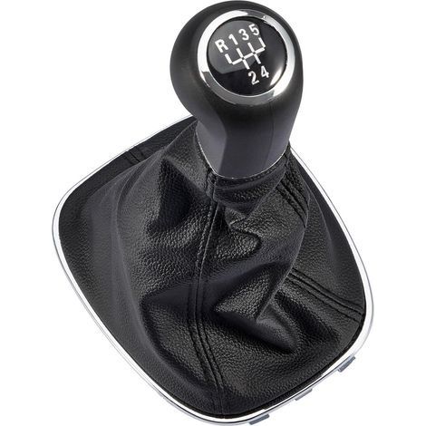Pommeau de Vitesse, Levier de Vitesse Manuelle, Pommeau Levier 5 Vitesse Compatible avec Corsa D 2006-2014, Poignée de Vitesse de Voiture 009140093 19276456 (1/5)