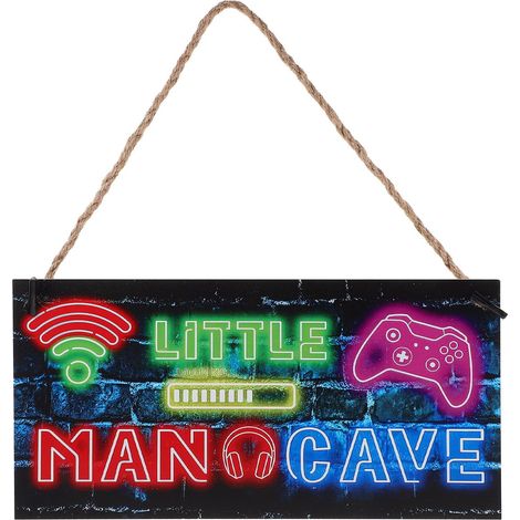 Panneau de Porte en Bois Accessoire Chambre Gaming pour Garçons, Décoration Murale Immersive et Sécurisée pour Chambre et Salle de Jeux D'garçon et Filles (1/5)