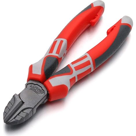 134-69-160 - Combination Pliers Alicate Corte Diagonal Modelo sueco Serie 69 Largo 160 mm, Red, Grey