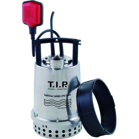 T.I.P. – Pompe immergée SaltOne 16000 I-PX DUO – Débit 16.000 L/h – Puissance 1500W – Hauteur de refoulement 10 m – Aspiration à plat – Acier inoxydable (1/5)