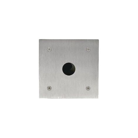 Aiphone VBET25 Unterputzgehäuse aus Edelstahl, mit einer Bohrung von 25 mm Durchmesser für den VIGIK+-Leser