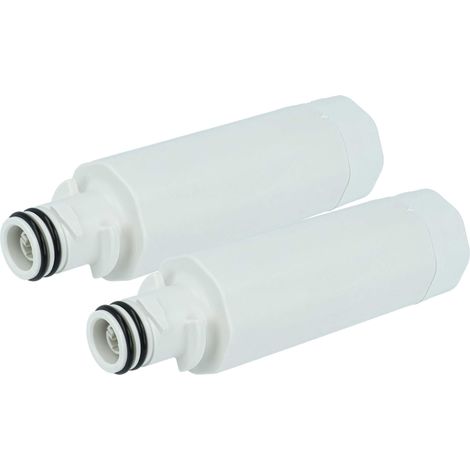 vhbw 2x filtro de agua, cartucho de filtro compatible con Samsung RF23M8070SR/AA, RF23M8090SG, RF23M8070SG/AA, RF23M8070SR frigoríficos (1/5)