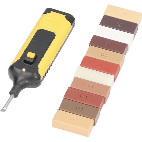 Kit de Réparation pour Parquet et Meubles, Remplisseur de Fissures Bois et Stratifié Multiusage