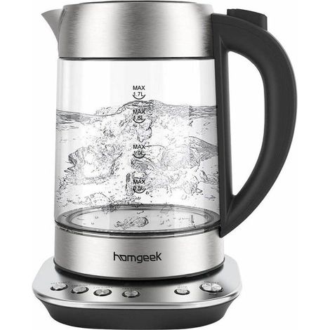 Hervidor eléctrico con alto contenido de borosilicato, estándar europeo. (1/4)
