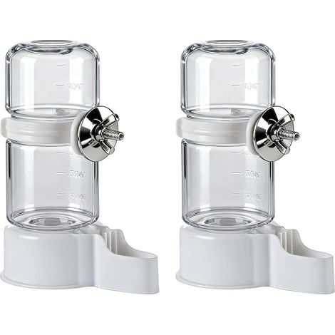 Dailygoods – Vogeltränke-Set (2 Stück) – Automatischer Vogeltränkekäfig – 140 ml Fassungsvermögen – Hygienisch und auslaufsicher – Einfache Montage – Zuverlässige Wasserversorgung – Vogeltränke (1/5)