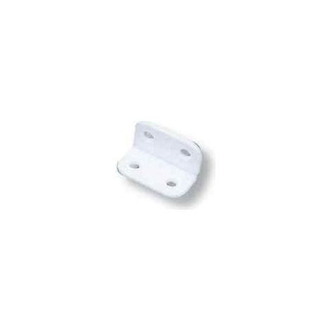 10 Charnières plates blanches pour caravane et camping-car