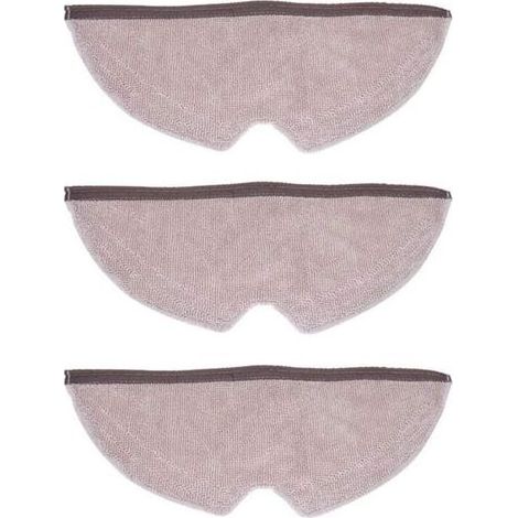 Set of 3 cloths of replacement premium quality compatible with Xiaomi MI Robot 2 Roborock S50 and Xiaowa I Xiaomi cloth in microfiber for robot vacuum I Accessories (1/5)