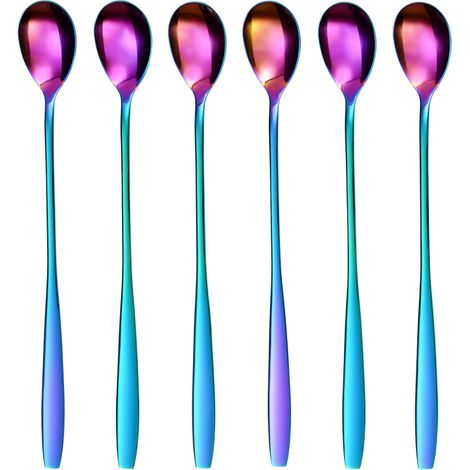 Cuchara larga para Latte Macchiato de 19,3 cm (juego de 6) (1/5)