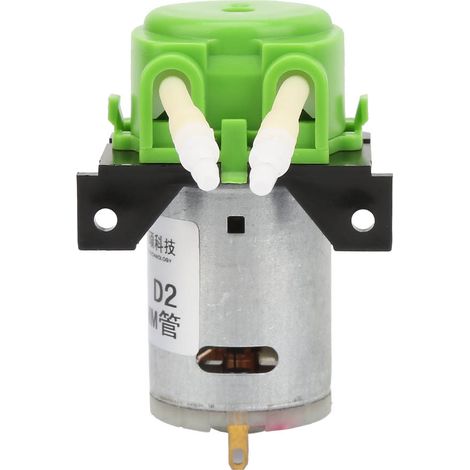 Pompe péristaltique à liquide D-2 24mm DC 12V DIY pour analyses de laboratoire (verte) (1/5)
