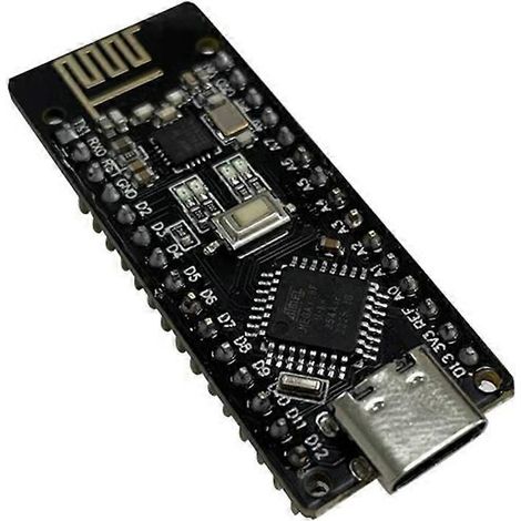 RF-Nano-kompatibles ATMEGA328P CH340 Funkmodul, verbesserte Version mit Typ-C-Anschluss, Entwicklungsboard für Arduino, zuverlässige serielle Kommunikation für IoT-Projekte und schnelles Prototyping.