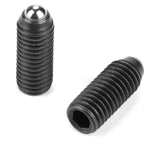 Jeu de 10 plongeurs à ressort à bille en acier au carbone à filetage hexagonal M10 (M1030)