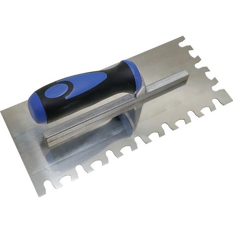 Truelle de Lissage Ronde 380 x 125 mm Outil Pour plâtriers Acier Inoxydable Résistant À La Rouille, Étalage Colle Carrelage Et Lissage Enduit Pour Travaux De Bricolage (1/5)