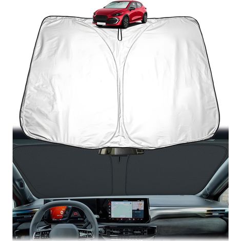 Pare-Soleil Pare-Brise pour Renault Clio VI (Seit 2026), Black (1/5)