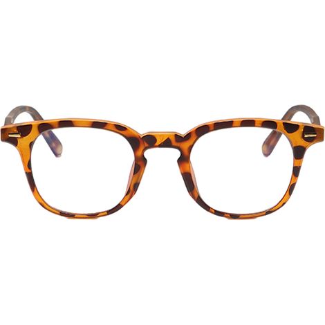1 paire lunettes anti-lumière bleue, carrées, pour ordinateur et jeux vidéo, réduction de la fatigue oculaire, unisexe (1/5)