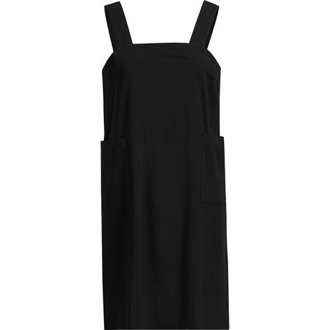 Tablier ample en coton et lin pour femme, style tablier croisé dans le dos, idéal pour la cuisine, la pâtisserie, le jardinage et autres travaux d'intérieur. (1/5)