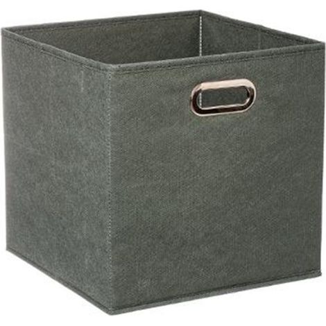 Boîte de Rangement Pliable "Premium" 31x31cm Kaki (1/2)