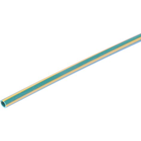 Gaine thermorétractable RS PRO, Dia. 1.6mm Vert rétreint 2:1, 1.2m ( Prix pour Sachet de 1 )