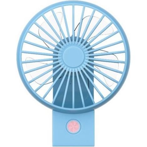 Ce mini ventilateur portable, pliable et silencieux, rechargeable par USB, est une option idéale pour se rafraîchir en extérieur. (1/2)
