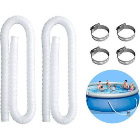 Tuyau Intex De Remplacement De Tuyau De Piscine à Source Chaude Gonflable Pour Pompe De Piscine 300/330/530/1000 Gallons (lot de 2) (1/4)