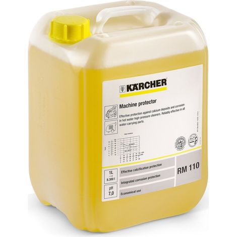 KARCHER Agent d'Entretien PressurePro RM 110 62954880, Bidon de 20 L, pH 9, Protection Anticalcaire pour Nettoyeurs a Eau Chaude