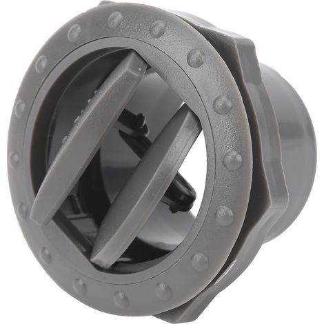 Pièces de modification pour camping-car, grille d'aération universelle pour climatiseur de voiture, grille d'aération ronde filetée de 60 mm de diamètre extérieur, grise (1/5)