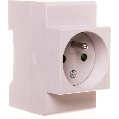 Modulare Steckdose für DIN-Schiene 230V KMFS-16A Kanlux 19490