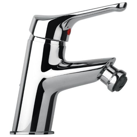 Miscelatore bidet Bios con scarico in ottone cromo di Paini