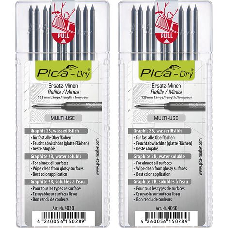 PICA Ersatzminen-Set Pica Dry Multi-Use Minen Fb. graphit Inhalt 20 Stück