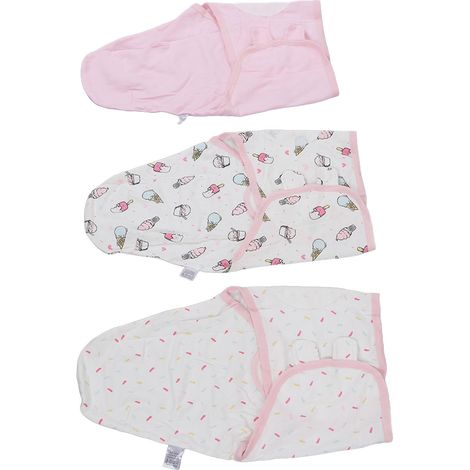 3-teiliges Baby-Pucktuch-Set, verstellbar, für Neugeborene, Schlafsack, Babyschlafsack 0–2 Monate, Typ B (1/5)