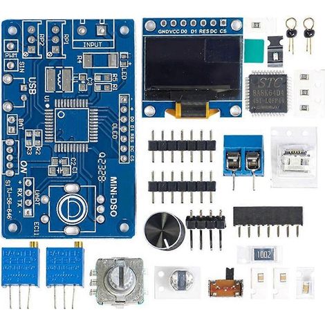Kit d'oscilloscope LCD Mini DOS, pièces détachées pour la soudure - (1/5)
