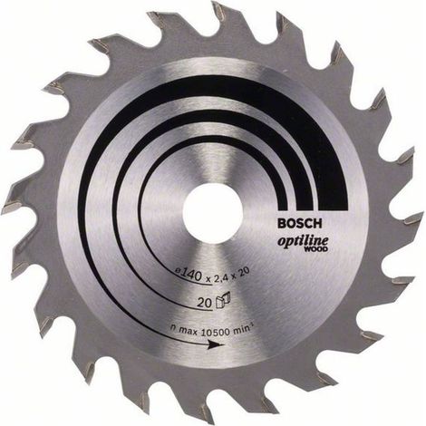Bosch PRO Wood Kreissägeblatt, 140 x 2,4 x 20 mm, T20
