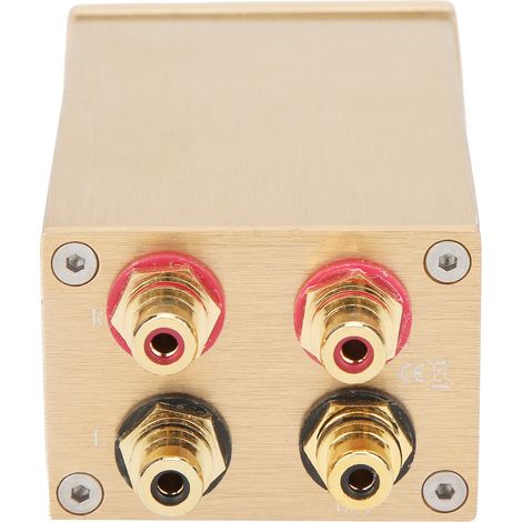Contrôleur de Volume Préampli Passif Haute Précision pour Audio Vidéo TV Composant Électronique Doré (1/5)