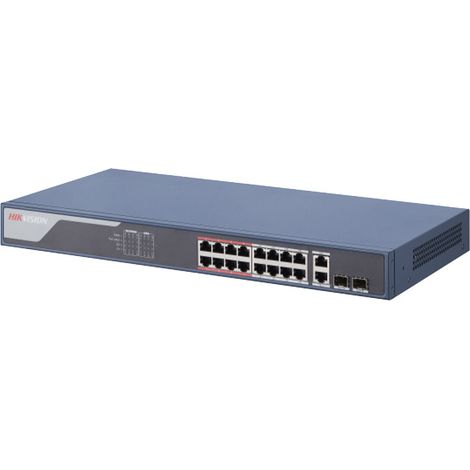 Hikvision DS-3E1318P-SI switch Gestionado L2 Gigabit Ethernet (10/100/1000) Energía sobre Ethernet (PoE) Negro