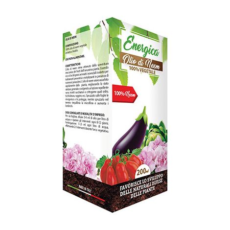 RINFORZANTE OLIO NEEM ENERGICA - ML 200- 2 pezzi