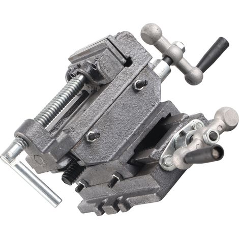 Étau d'établi 3 pouces, mâchoires plates croisées, outil de fixation pour maintenance mécanique, perçage et fraisage (1/5)