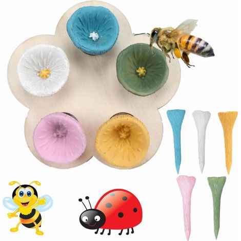 Gobelet coloré pour abeilles, idéal pour les ruches de jardin. Pour abeilles et insectes. Petit récipient d'eau potable. - AquaForge (1/5)