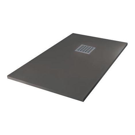 Receveur de Douche Résine de Synthèse mina gris anthracite 70x140 - Elmer