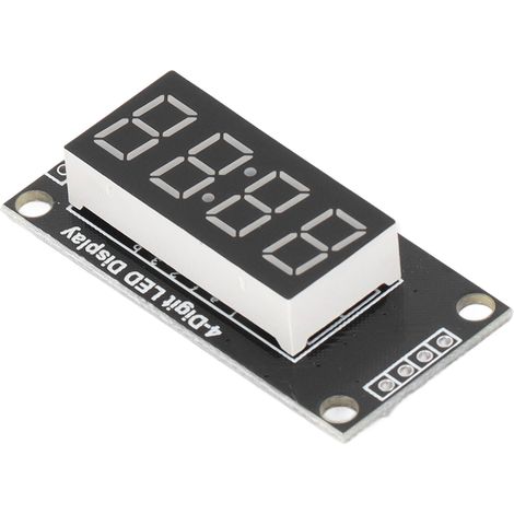 Module d'affichage numérique à 4 chiffres LED bleus 0,36 pouce avec horloge TM1637, 2 broches E/S 5 V (1/5)